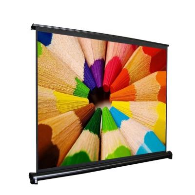 China 40 inch Foldable Projector Screen short Throwing 3D Table Screen Portable Meeting Projector Screen for sale