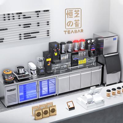 China Restaurant All Set Bubble Tea Equipment Milk Tea Shop Equipment for sale