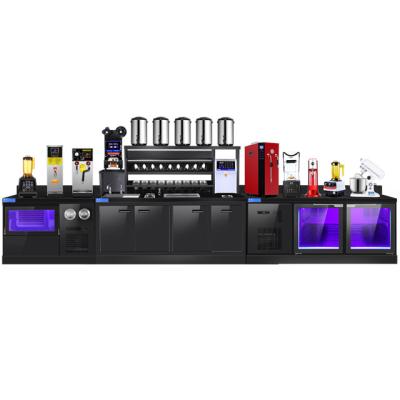 China Restaurant professional bubble tea design equipment bubble tea counter counter for sale for sale