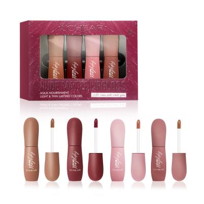 China Wholesale L'CHEAR Cosmetics 12 Colors Lip Gloss Set In Stock Lasting Nude Matte Liquid Lipstick For Women DQ1157 for sale