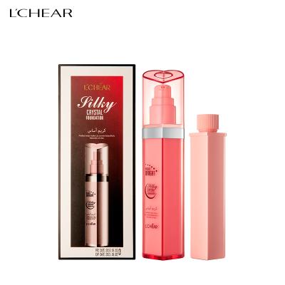 China Brighten Foundation Wholesale Liquid Cool Beauty Spray LCHEAR Brand Cosmetics Natural Makeup Lighting Foundation 514014 for sale