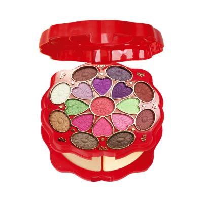 China Easy Apply Wholesale Custom Brand Eyeshadow Palette All-in-one Cosmetics Case For Girls Waterproof Makeup Kit for sale