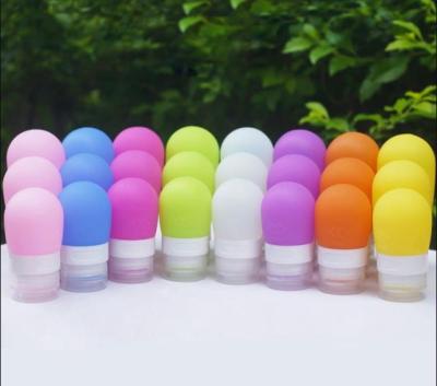 China Travel Accessories Novelty Travel Bottle Set Silicone 4 Gold Emty Shampoo For Shower Cosmetics Plastic In 18pcs Scrub Cup Bag Portable Empty Beauty for sale