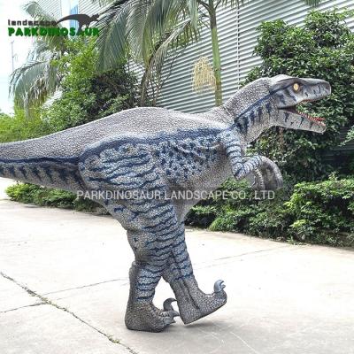 China Amusement Park Life Size Realistic Hidden Legs Dinosaur Animatronic Costume Display for sale