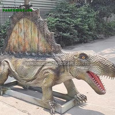 China Amusement Park Adventure Park Display Realistic Living Dimetrodon Dinosaur Sculptures For Sale for sale