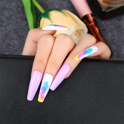 China Amazon French Hot Deals Press On Nails Almond Shape Maiden Nails Artificial for sale