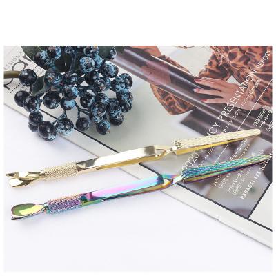 China Nail Art Crystal Tweezers Stainless Steel Nail Crystal Extension Nail Shaping Clip Manicure Wholesale Price for sale