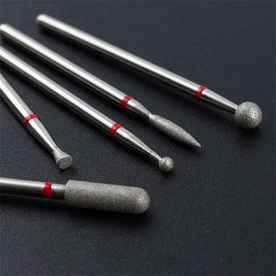 China Nail Art Tool Russia Manicure Tungsten Steel Nail Drill Bit Set Gold Carbide Nail Drill Bits for sale