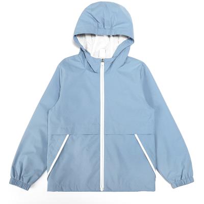 China Wholesale plus size jacket OEM Autumn Spring custom kids waterproof hooded lightweight jackets for kids for sale