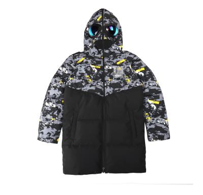 China wholesale OEM Anti-wrinkle kids coat warm winter ski suit hooded outdoor overall kids coat for snow weather for sale