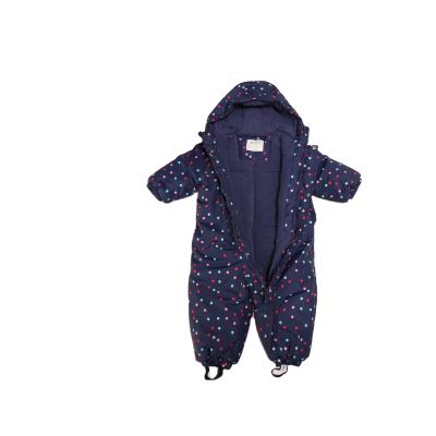 China Anti-Wrinkle Casual Style One-Piece Ski Suit Kid Hooded Warm For Babies Boys Snow Printed Suits In Winter for sale