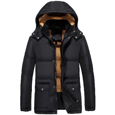 China OEM Western Custom Men's Cotton Coat Men's Logo Coat Wholesale Winter Coat Men's Long Thick Warm Waterproof For Cold Days for sale