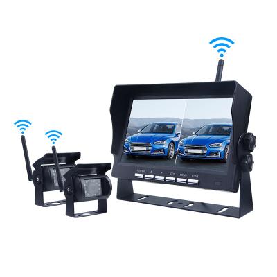 China Car Bus Truck Harvester Security/RV Recording Digital Radio Split 7 Inch Monitor Front Side Rear View Backup Camera DVR System For Trailer Truck RV Bus for sale