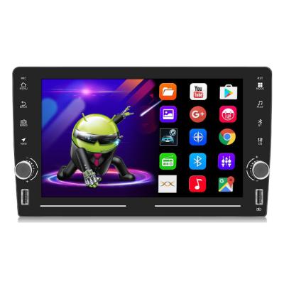 China 9 inch dual din car phone mirror link reversing multi help media gps navigation BT car radio stereo system android carplay mp5 player for sale