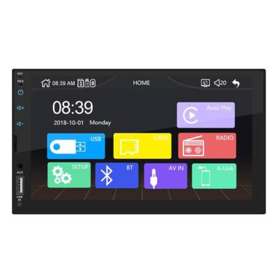 China 7 Inch Stereo 2 Din In-Dash Car Multimedia Screen Mirror Link Carplay Navigation FM Radio FM Radio Car Stereo MP5 Player for sale