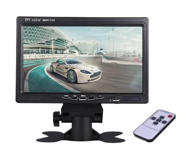 China Car Bus Truck Harvester Safety 7 Inch TFT Color LCD Monitor Player Car Bus Reversing Aid Truck Rear View TV Monitor for sale