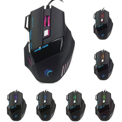 China Wholesale Ergonomic Gaming PC Led Drivers Usb 7D RGB Optical Professional Light Gaming Wired Mouse for sale