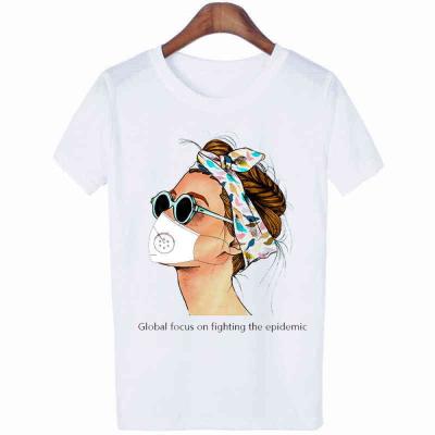 China fashion female short t-shirts fashion female short t-shirts girl headdress student Anti-wrinkle veil series T-shirt sleeve dress for sale