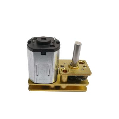 China Totally enclosed shaft 5v 90 degree right angle custom motor with 24mm gear box electronic lock n20 motor for sale