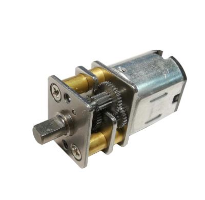 China 3.7v 200rpm Stainless Steel Gearbox N10 Lock DC Gear Totally Enclosed Smart Motor for sale