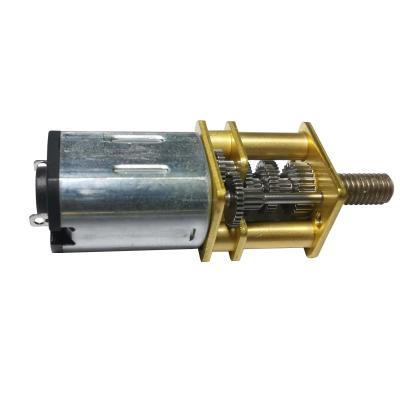 China Totally Enclosed N20 High Torque DC Gear Electric Motor 12v Low Speed for sale