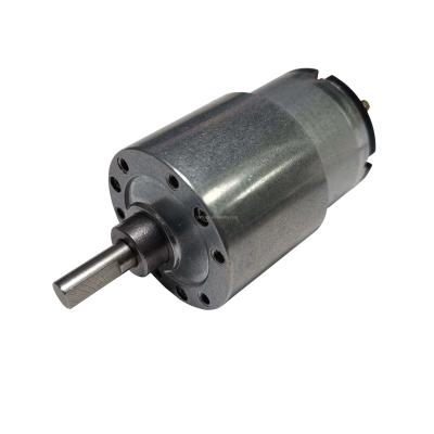 China Totally Enclosed High Precision 37GB 520 Gear DC Motors 37mm 6v 12v 60prm for sale