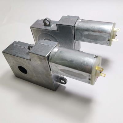 China 65JSX 8v 12v Motor High Torque 390 Automatic Door Lock DC Worm Gear Totally Enclosed Motor for sale