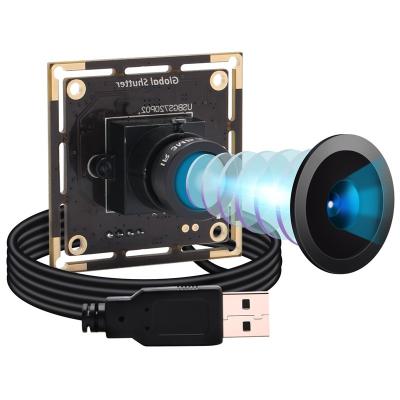 China High speed camera 60fps ELP-USBGS720P02-L28 wide angle USB 720P OEM supply ELP global shutter UV-C driver factorty for sale