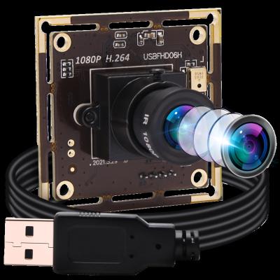 China Free USB H.264 Webcam ELP Driver Full HD 1080P USB2.0 H.264 OEM Low Light Camera Module With Microphone For Robot for sale