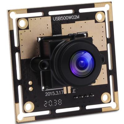 China 170 Degree Wide Angle View ELP 5 Megapixel Fisheye OV5640 Camera Module USB Webcam 170 Degree Mini Camera Module HD For Industrial Machine for sale