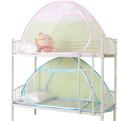 China 2 Blue Baby Door Crib Decorative Foldable Mosquito Nets 100x190 150x200 180x200 for sale