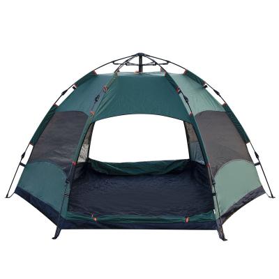 China 3-4 Persons Leisure Double Speed ​​Large Platform Tent Outdoor Camping Fully Automatic Camping UV-Resistant Warm for sale