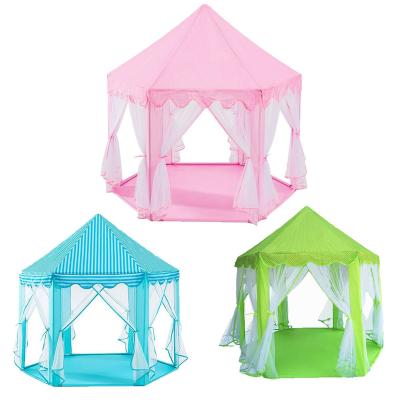 China Easy Foldable Kids Play Tent Parent-child Interaction 140*120*135cm Cheap House Game Princess Toy Tents for sale