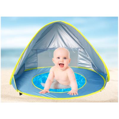 China Easy Foldable Kids Play Tent Wholesale 120X80X70CM Baby Kids Play Outdoor Tents With Pool for sale