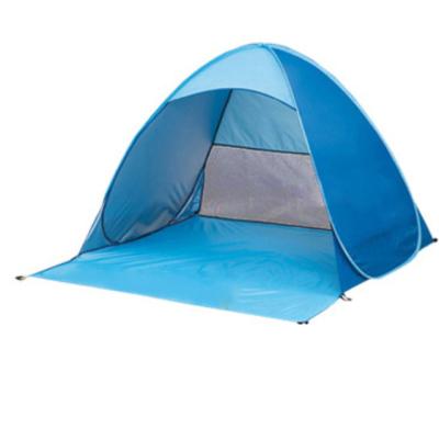 China 3-4 Person 200X165X130CM XL Single Color Double Color Beach Tent UV Resistant Outdoor Camping Tents for sale