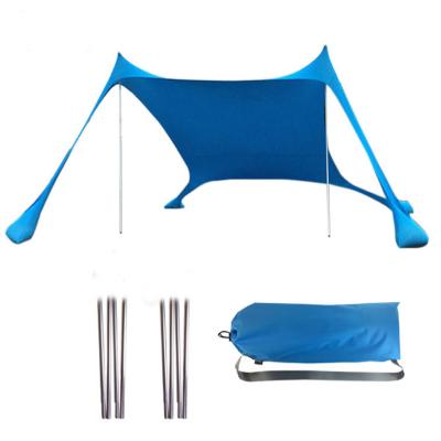 China UV-resistant OEM beach camping glamping tent 210x210cm for sale