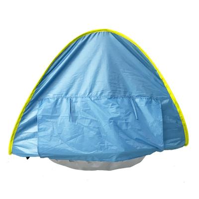 China UV-Resistant Quick Opening 190T Oxford Dacron Baby Kids Shark Camping Tent Automatic Beach Outdoor Tents for sale