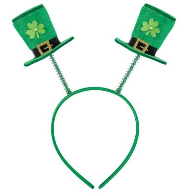 China Green shamrock headband boppers st patricks day newcomer st patricks day headbands for st patricks day for sale