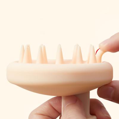 China Wholesale Waterproof Popular Baby Hair Sharon Wheat Straw Handheld Silicon Massage Hair Scalp Massager Comb Brush Clean Wet Dry Clean Dispensers for sale