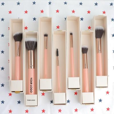 China Angular Blush No Bad Design Private Label Makeup Brushes Foundation Brush Professional Brush 5/10/12/16/20/34 Pcs Free Free Makeup Brush for sale