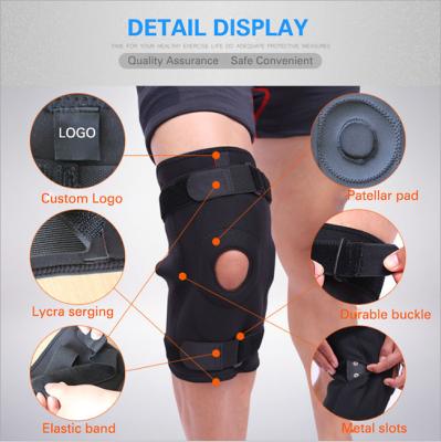 China Newcomers Elasticity Knee Support Adjustable Knee Sleeve Breathable Comfortable Breathable Joint Pad Rising Brace for sale