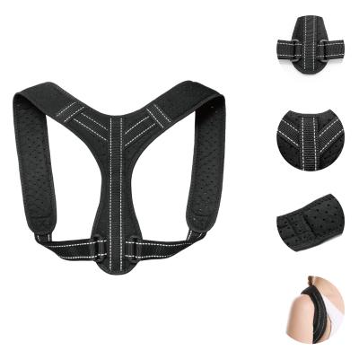 China Adjustable Elasticity Breathable Breathable Upper Back Support Therapy Magnetic Posture Corrector Belt for sale