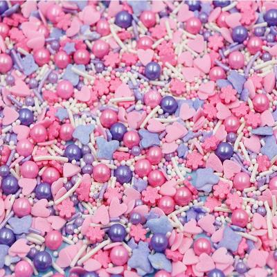 China Cake Decorating Materials Wholesale Cheap Price Mixed Size Artificial Color Cake Sugar Sprinkles for sale