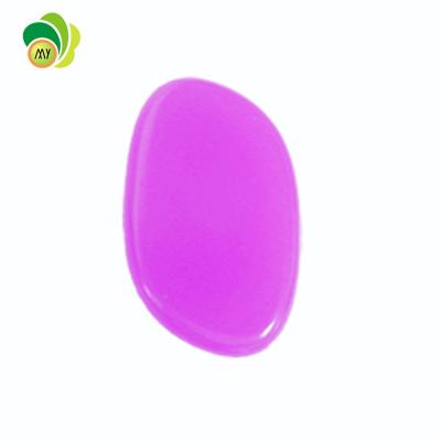 China NEW 2017 Beauty Soft Oval Facial Blender Gel Silicone Cosmetic Flawless Thin Sponge for sale