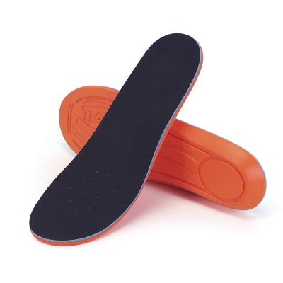 China Relieve High Density Foam Insole Lightweight Comfortable Cushion PU Arch Support Insole for sale