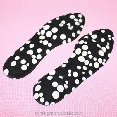 China PU+cloth Dongguan Wholesale Silicon Insoles PU Gel Lady Sandal Insoles for sale