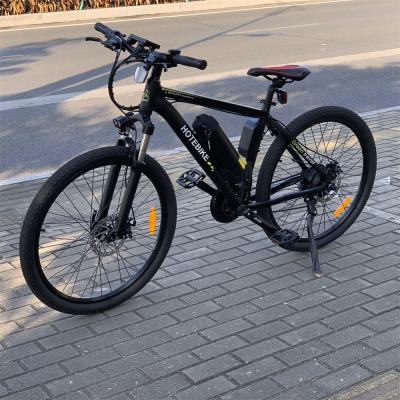 China Aluminum alloy A6AB26 mountain bike frame mountain 48v500w electric ebike 48V 10AH lithium battery with key for sale