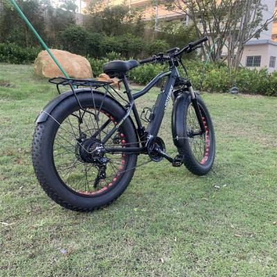 China 36V 250W Fat Tire Aluminum Alloy Fat Bike Dual Motor A6AH26F Electric Bike Chopper Electric Moped With Fat Tire for sale