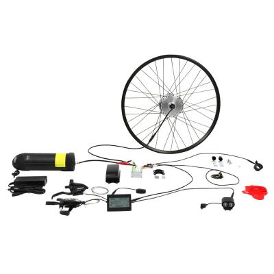 China Cheap Electirc Bike 36v 250w 350w Electric Bike Kit With 36v 10ah Bottle Battery for sale