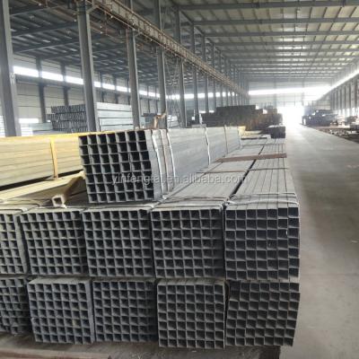 China Hot Rolled Oiled Steel Pipe / Structure Pipe Black Carbon Square Tube / Welded Steel Factory for sale